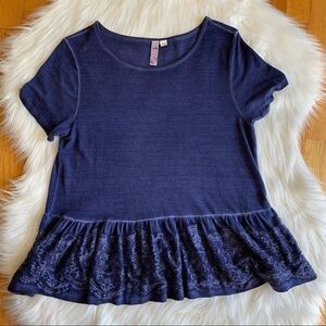Women’s Alya Blue Top Size Large